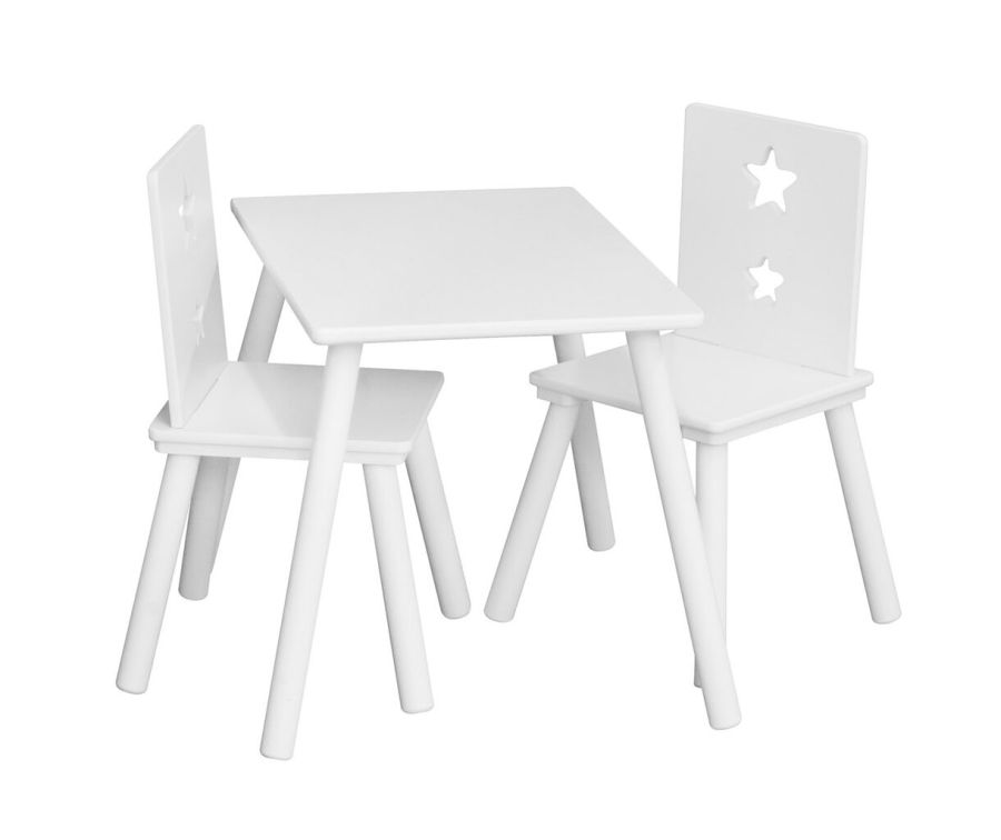 Kids Concept puidust laud Star valge
