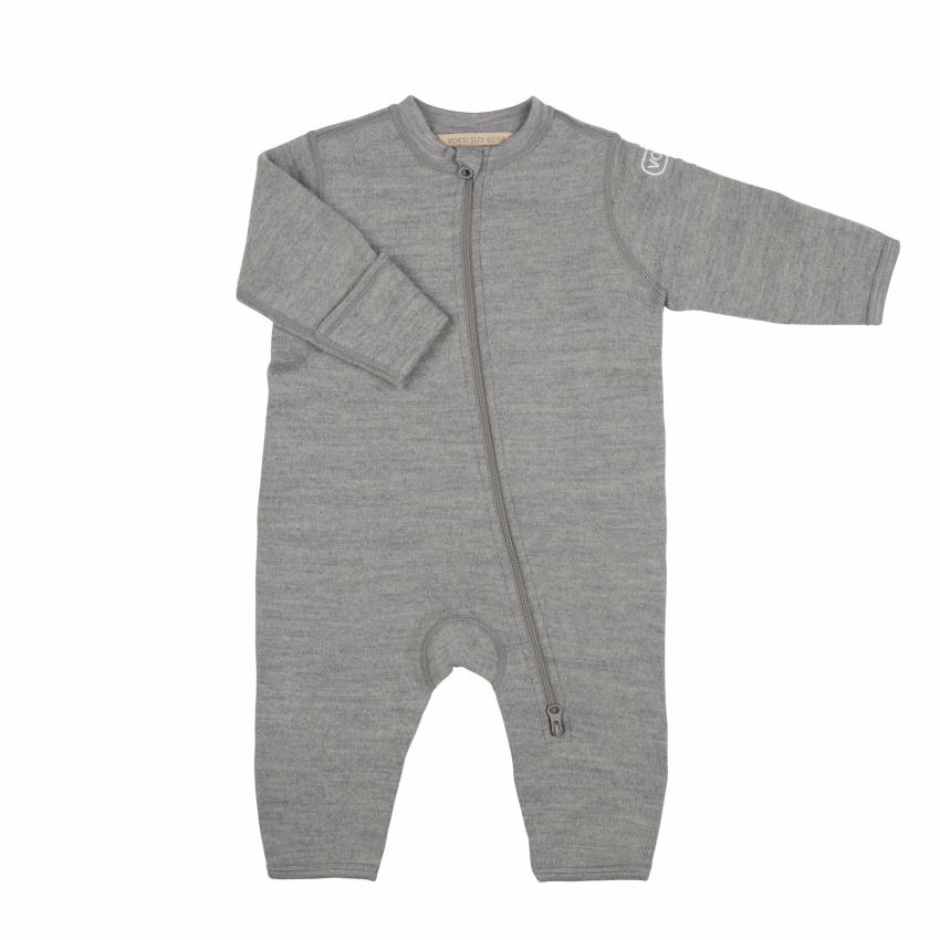 Voksi Wool meriinovillane kombe Melan Grey