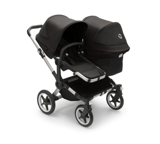 Bugaboo Donkey 5 Duo 2in1 vankrikomplekt Graphite/Midnight Black