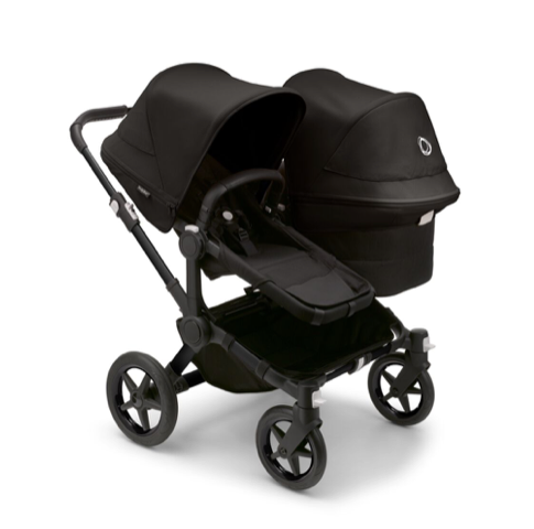 Bugaboo Donkey 5 Duo 2in1 vankrikomplekt Black/Midnight Black