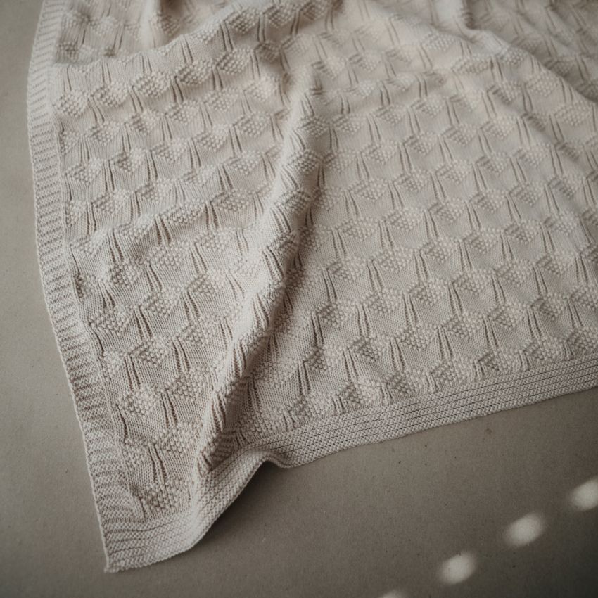 Mushie kootud tekk Honeycomb