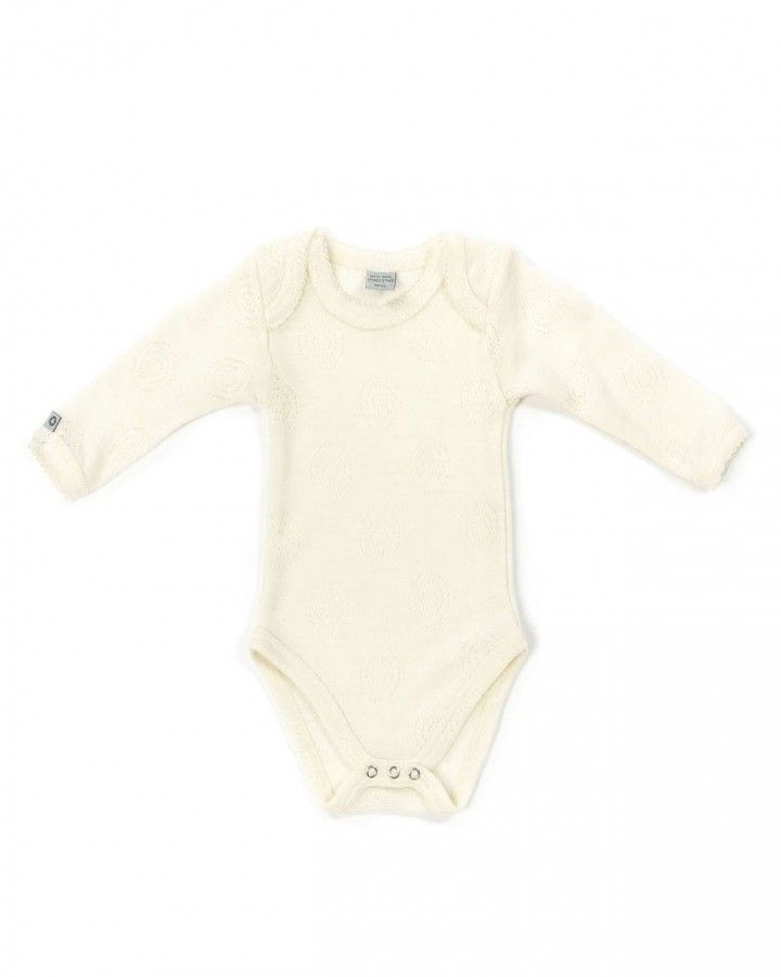 SmallStuff meriinovillane body pikkade varrukatega Off White