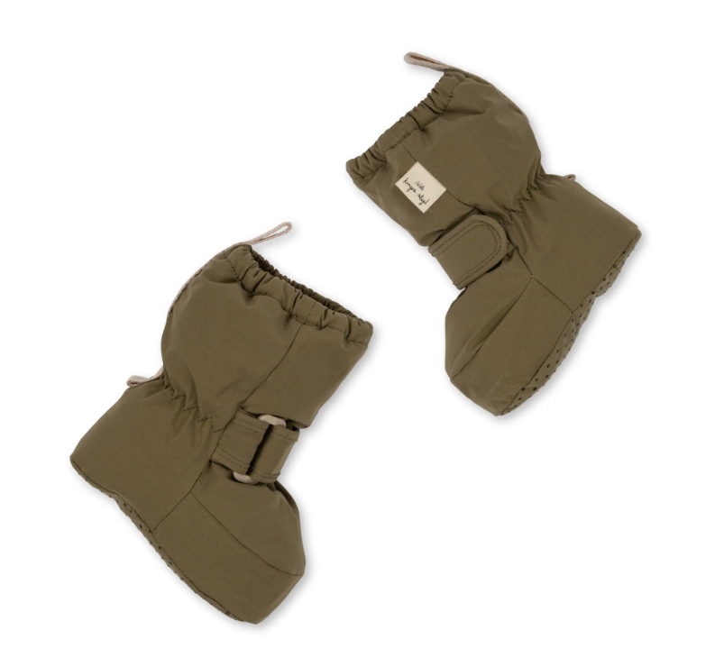 Konges Sløjd Nutti Down sulevoodriga beebipapud Dusky Green