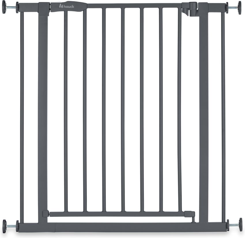 Hauck metallist turvavärav Open N Stop Dark Grey 75 - 80 cm