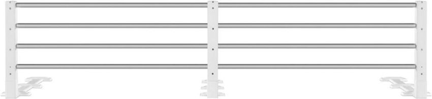 Reer voodipiire 80-140cm valge