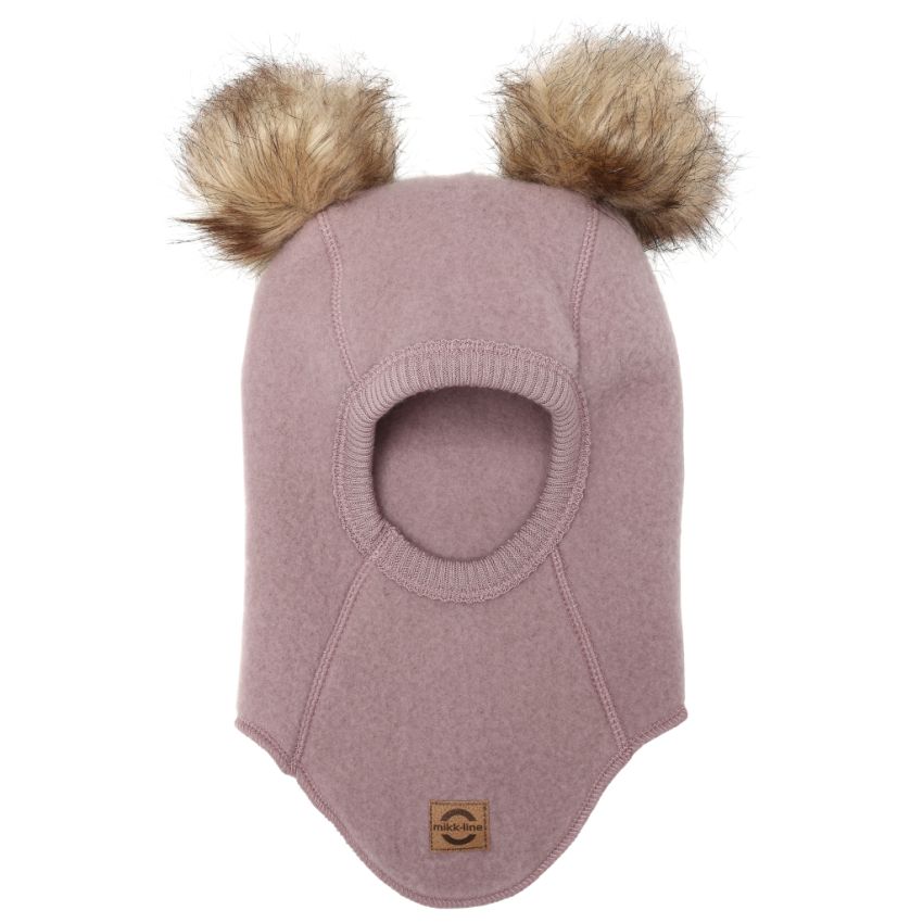 Mikk-line meriino tuukrimüts Pom Pom- Twilight Mauve