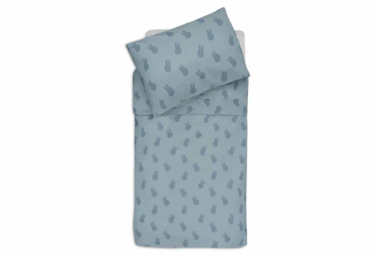 Jollein voodipesu komplekt 100x140cm Miffy Shadow - Sea Green