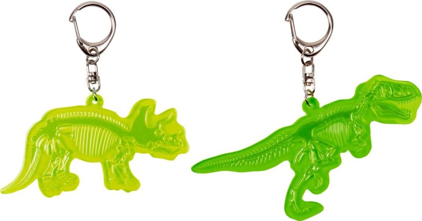 T-Rex World Dinosaurusega helendav võtmehoidja (erinevad)