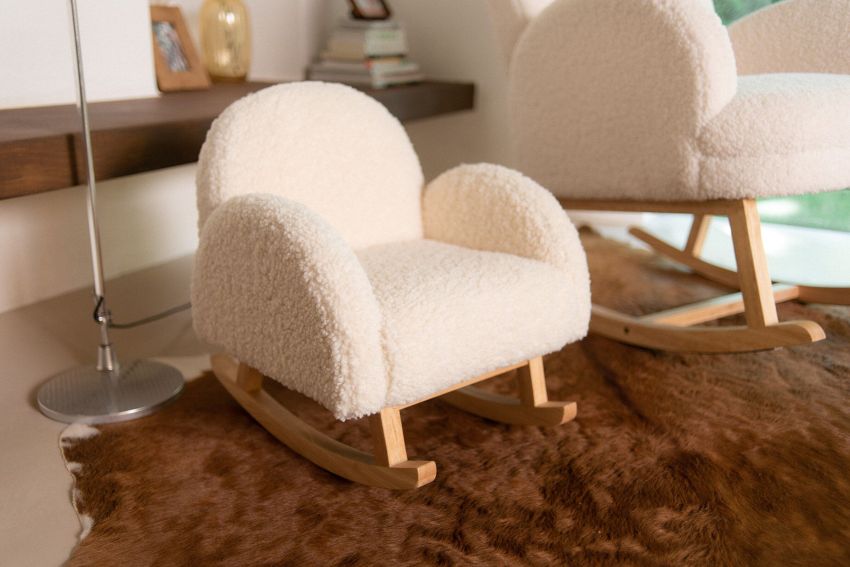 Childhome laste kiiktool, Teddy off-white