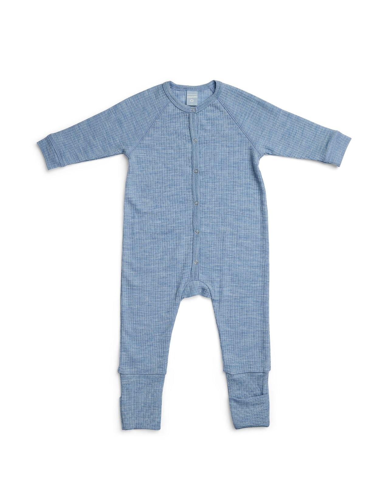 SmallStuff meriinovillane öökombe pikkade varrukatega Light Blue Melange