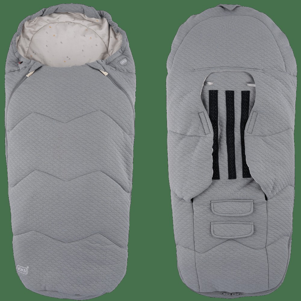 Voksi Breeze Light soojakott Light Grey Footprints