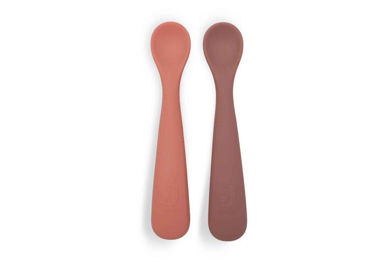 Jollein silikoonist lusikad 2tk - Blush