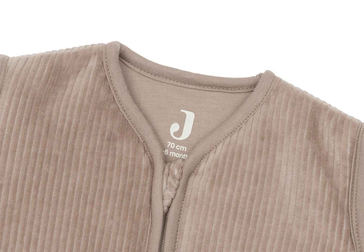 Jollein magamiskott eemaldatavate varrukatega Rib Milky Coffee TOG 2.5-3.5