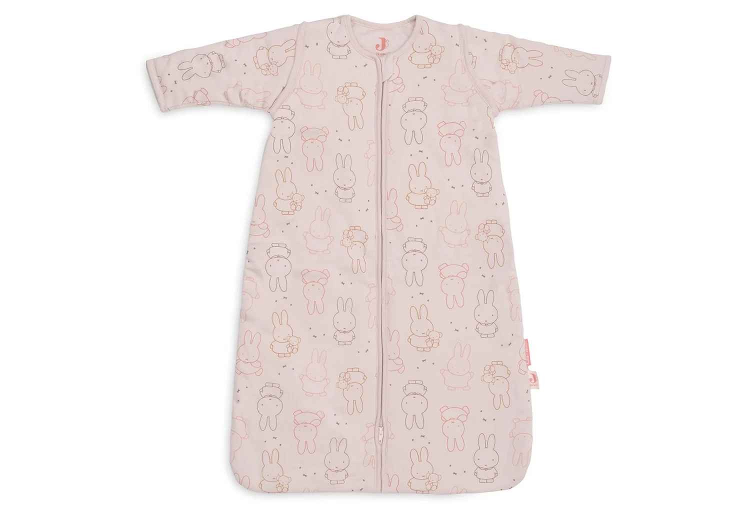 Jollein magamiskott eemaldatavate varrukatega Miffy Moments - Silk Rose TOG 2.5-3.5