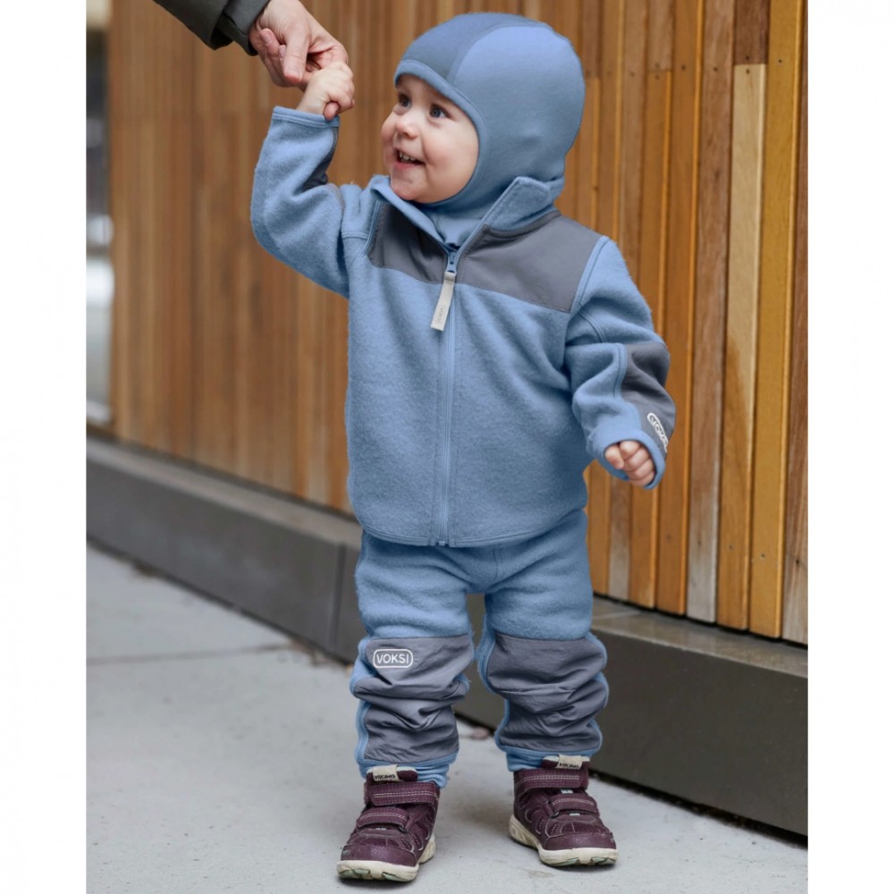 Voksi Wool meriinofliisist jakk Blue Bell
