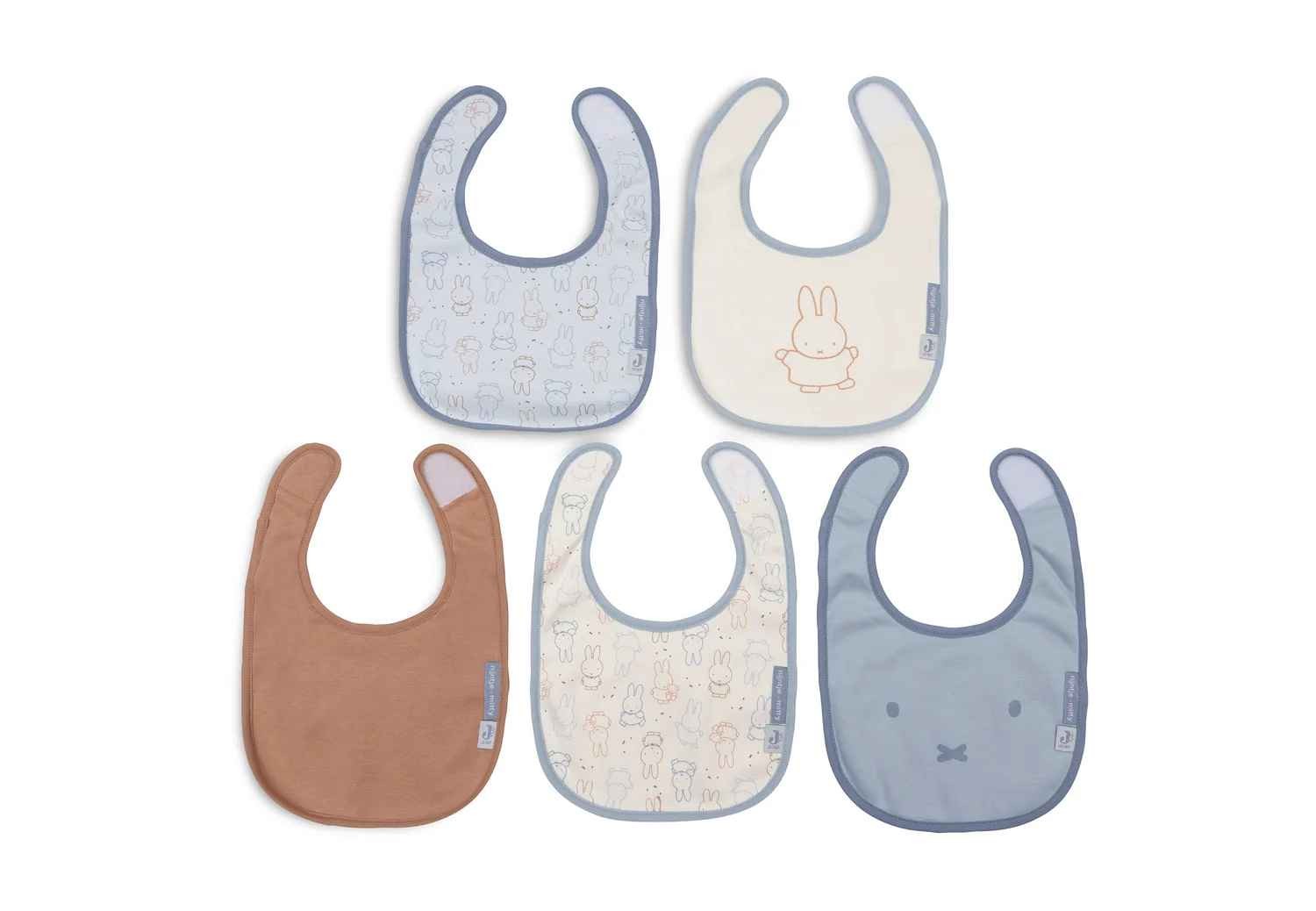Jollein veekindlad põlled Miffy Moments - Cloudy Blue 5tk 