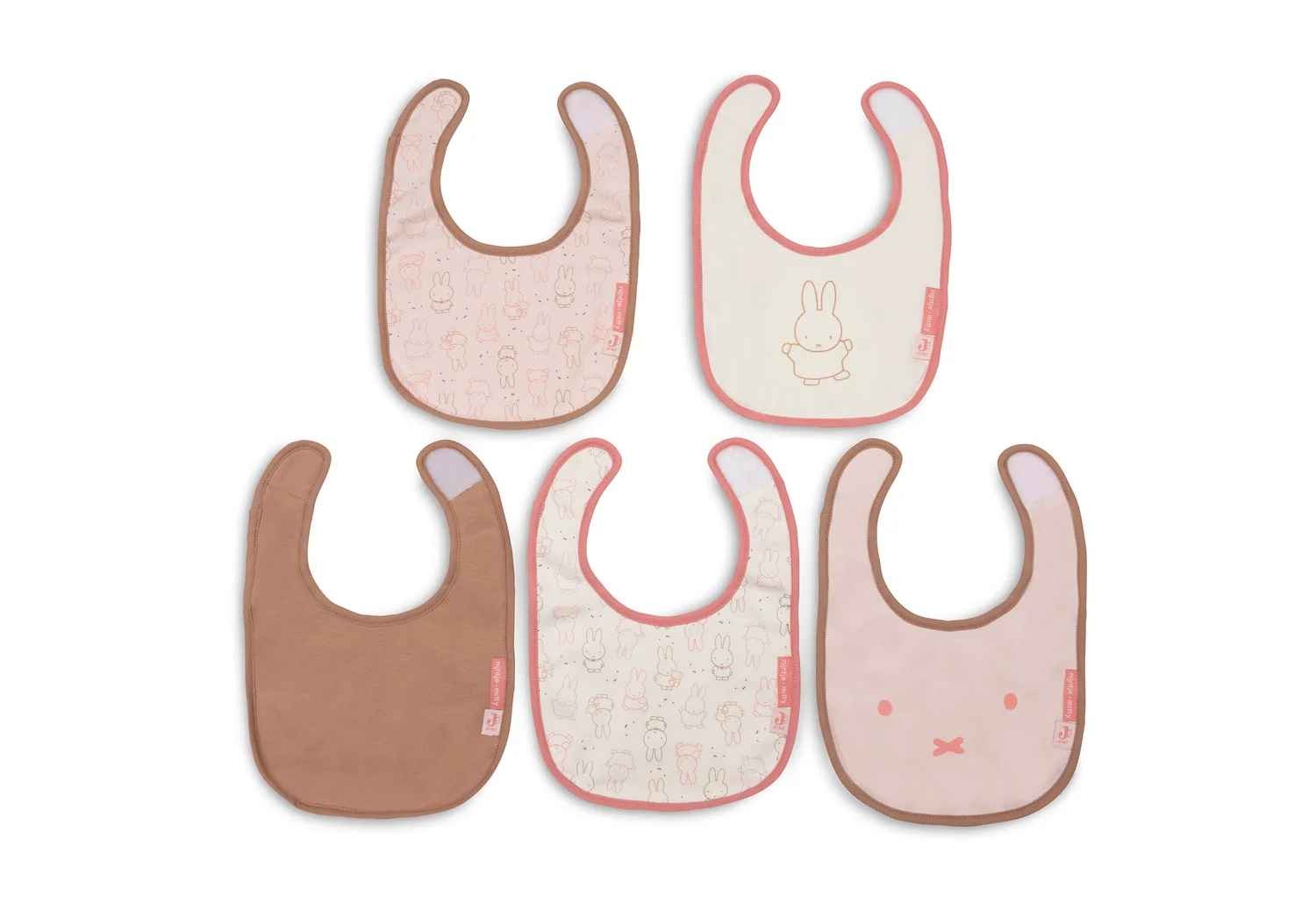 Jollein veekindlad põlled Miffy Moments - Silk Rose - 5tk