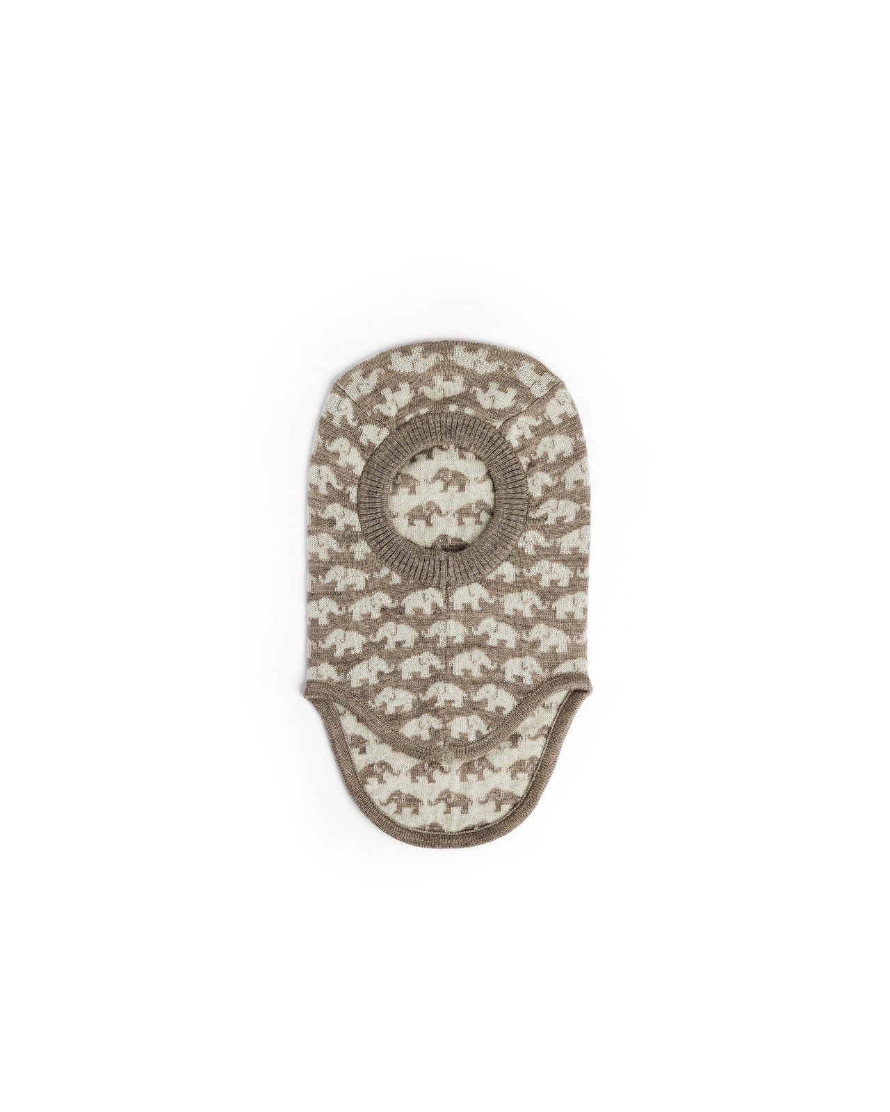 SmallStuff meriinovillane balaclava Elephants Nature Melange