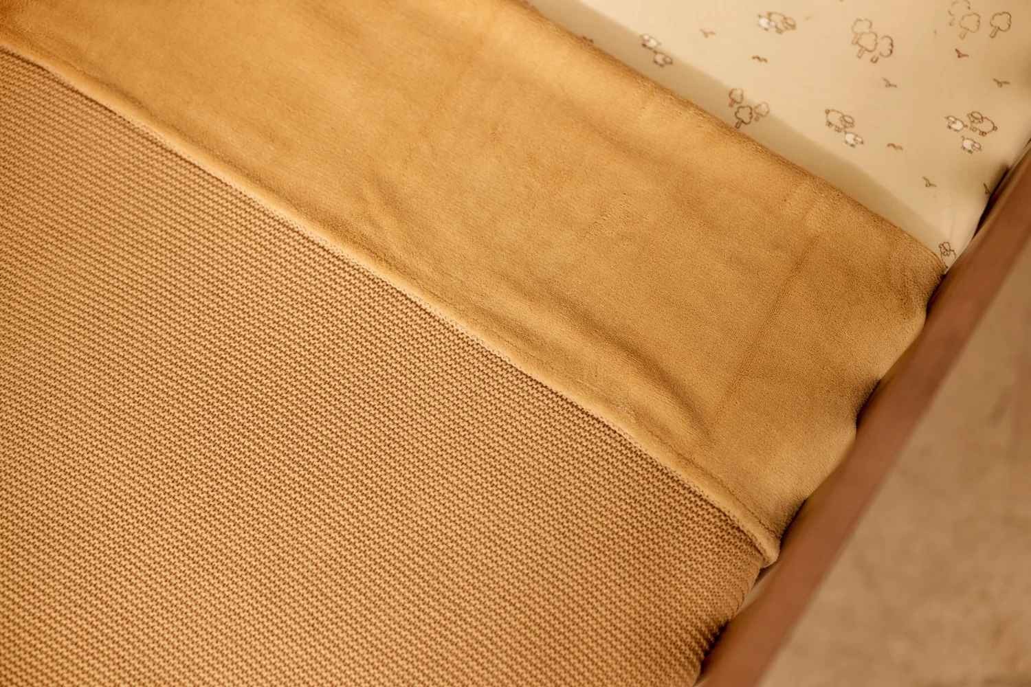 Jollein tekk 100x150cm Basic Knit, fliisvoodriga