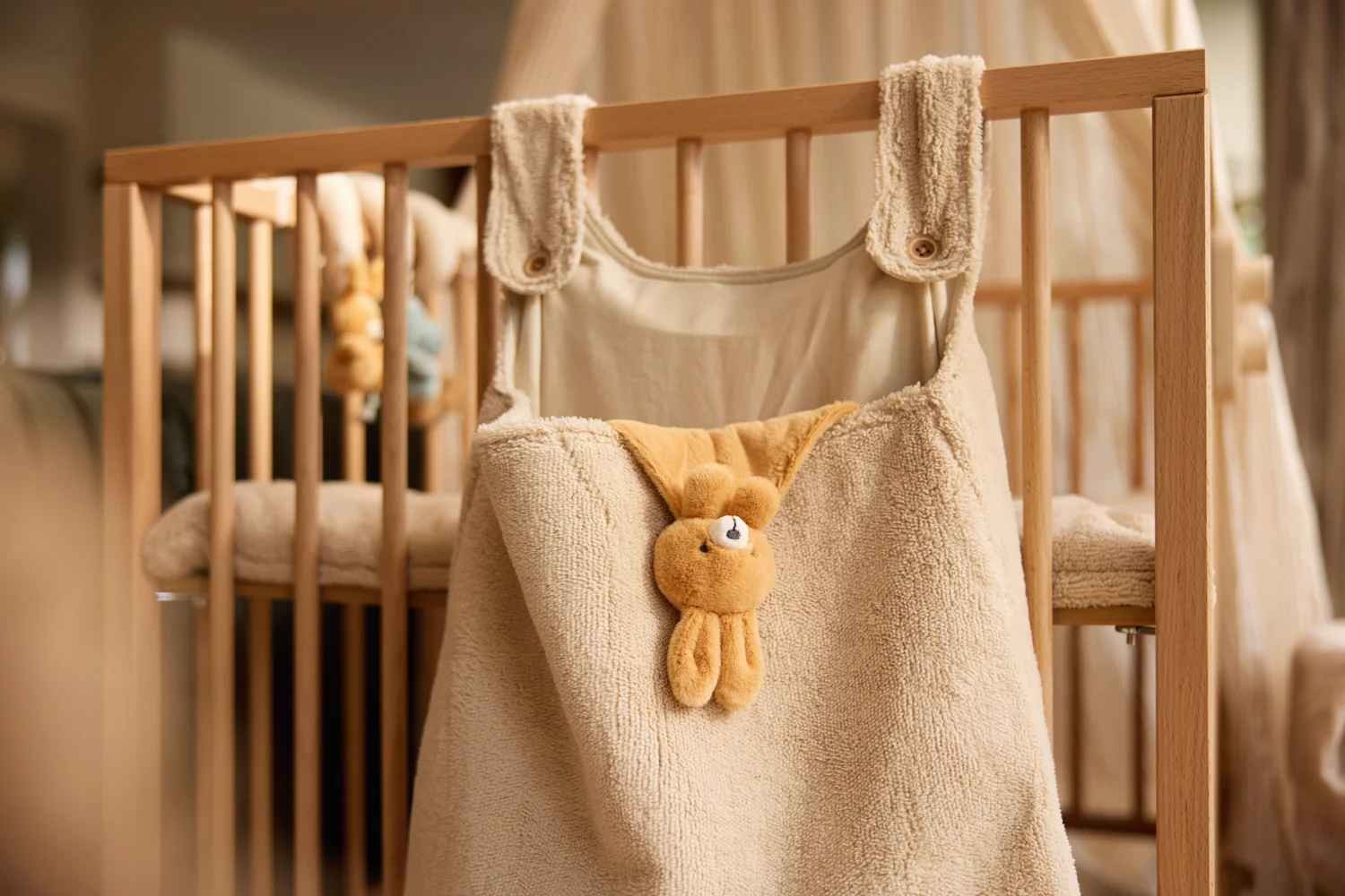 Jollein beebitarvete hoiukott Fluffy - Sand