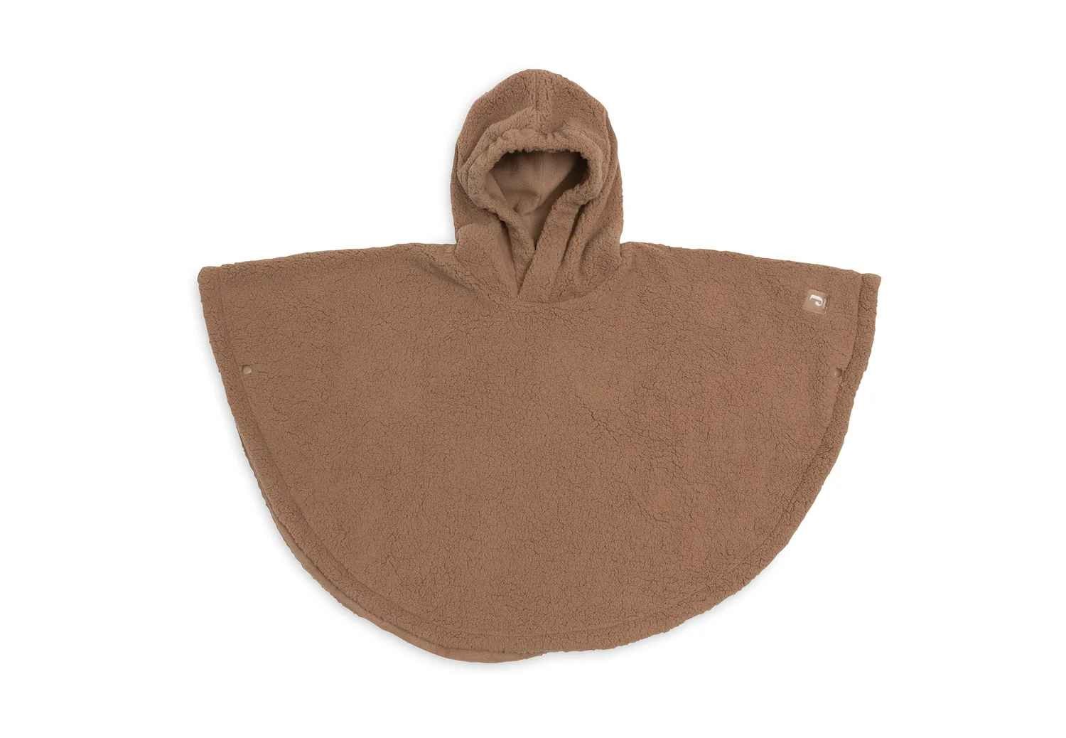 Jollein pontšo – Teddy Fleece - Dark Hazel