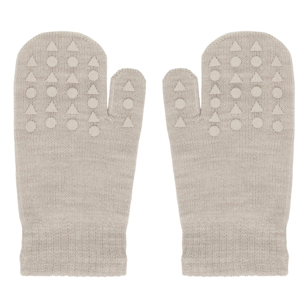 GoBabyGo Wool libisemiskindlad villased labakindad Sand 0-3 a