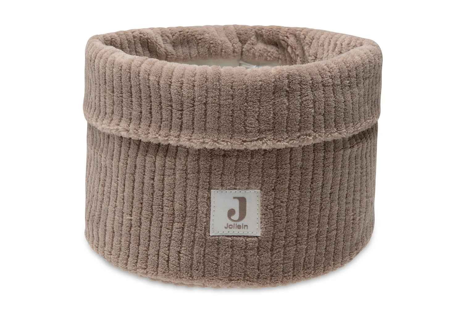 Jollein mähkimislaua korv Cloudy Rib - Milky Coffee