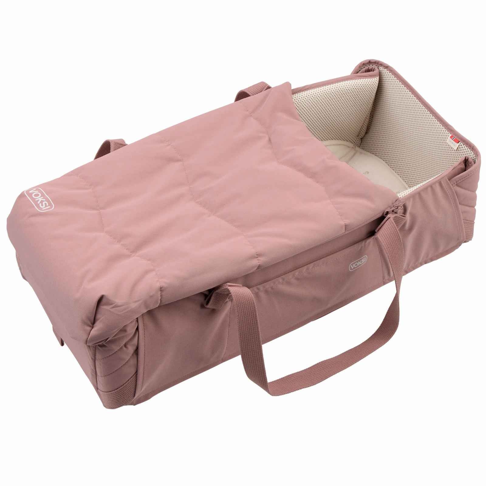 Voksi Carry Me kandekookon Blush Pink - Leaf 