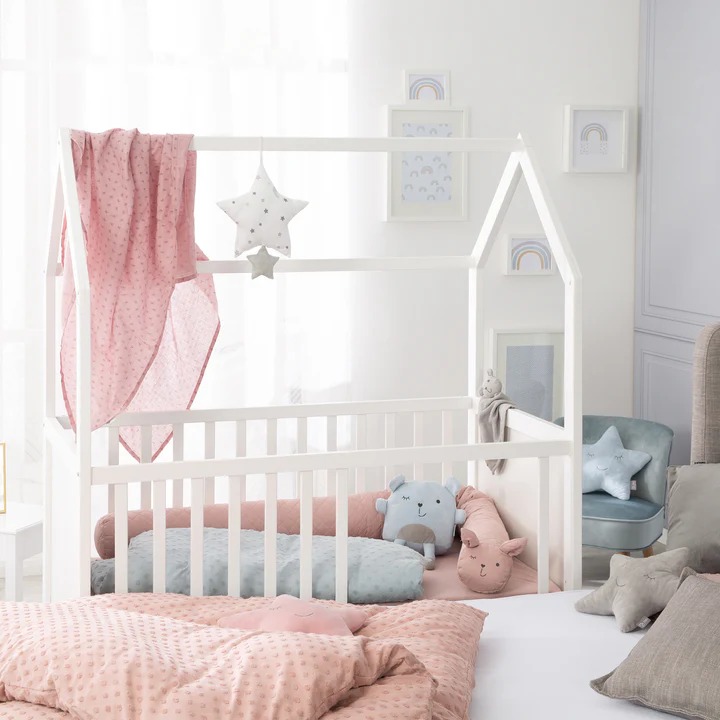 Roba majavoodi 60 x 120 cm 6-kordne kõrguse reguleerimine, valge